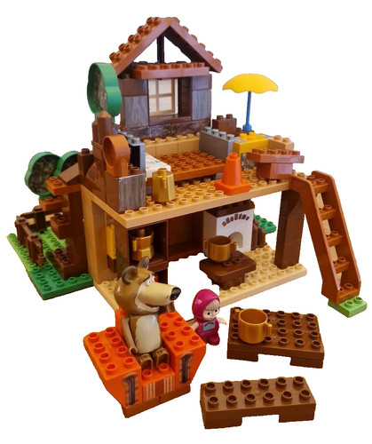 Set masha orso misha house - masha,